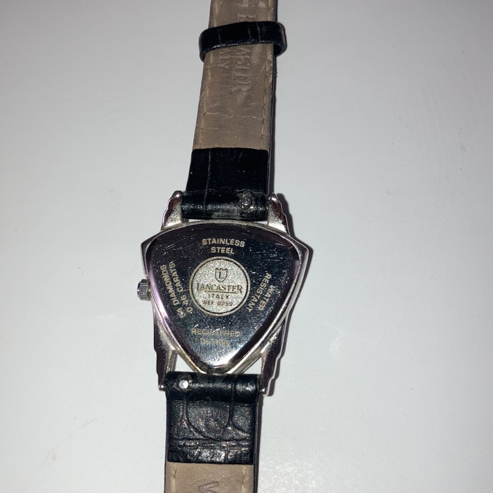 Lancaster Italy Diamond Triangle Watch - Picture 6 of 7